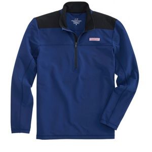 Vineyard vines B&T All-Weather Shep Shirt 1/2 zip